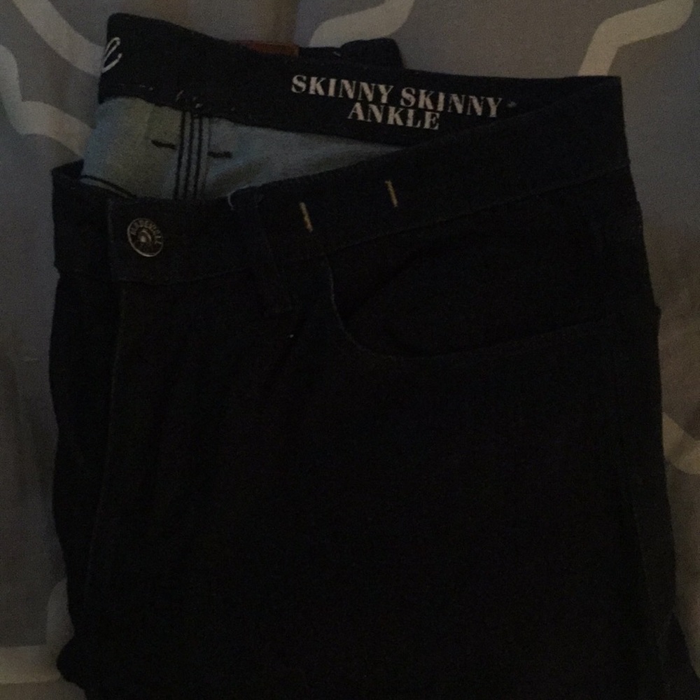 Madewell skinny skinny dark wash jeans